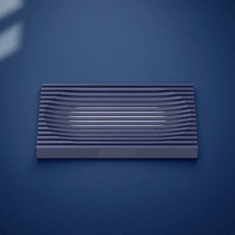 Linear Flow Soap Dish Blue