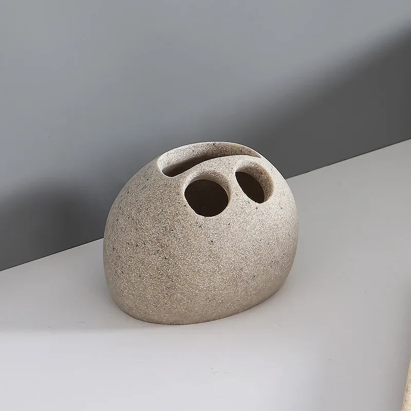 Oasis Resin Stone Bath Accessories Toothbrush holder