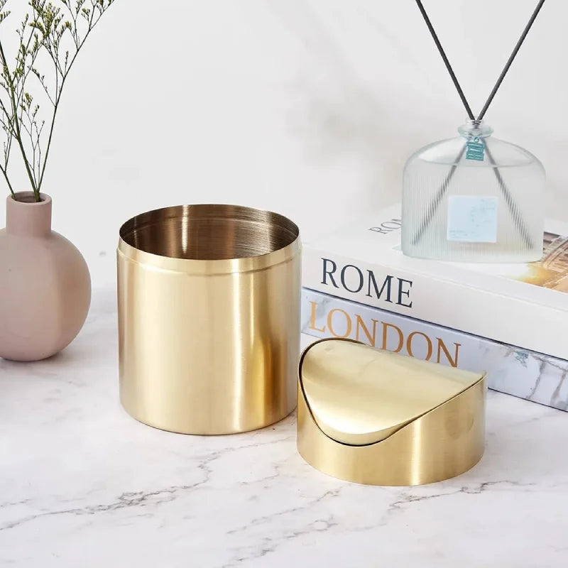 Luxe Flip Mini Wastebasket