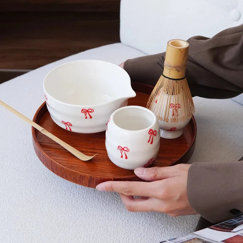 Scarlet Ribbon Matcha Set