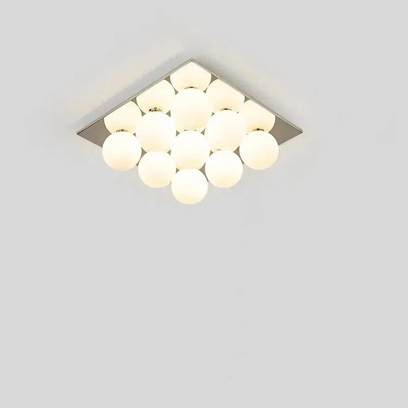 Sphere Grid Flush Mount