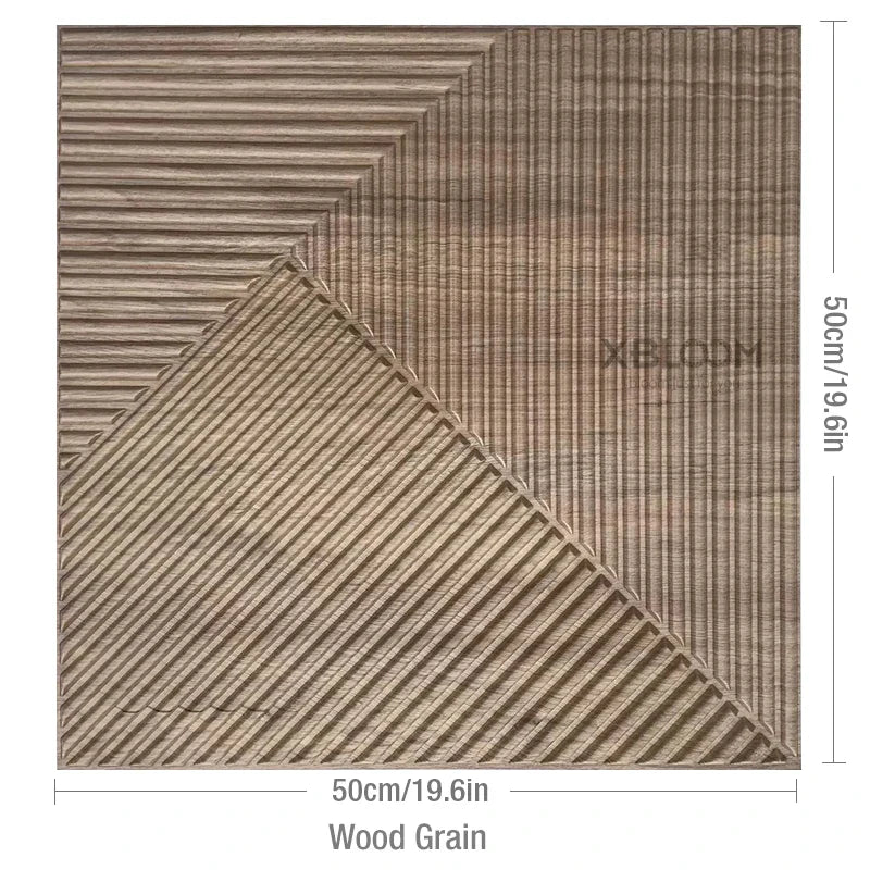 3D Wood Wall Panels 4-Piece Set
