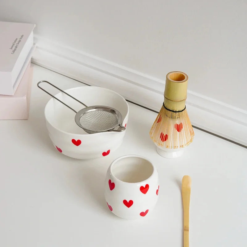 Sweetheart Matcha Ceramic Ritual Set