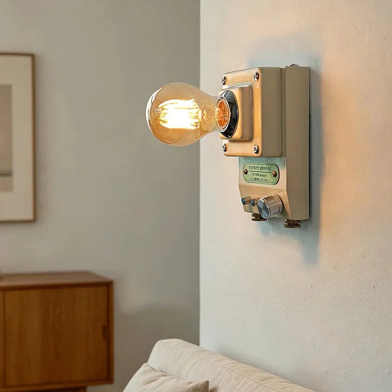 Retro Dial Wall Sconce