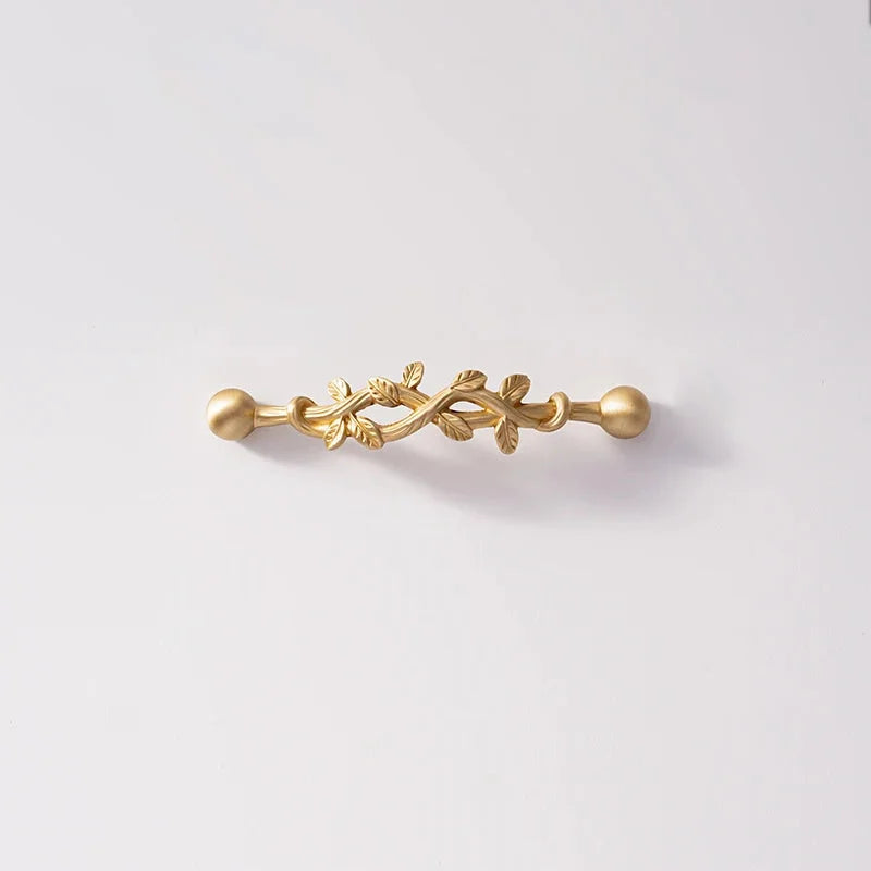 Willowvine Brass Cabinet Pulls