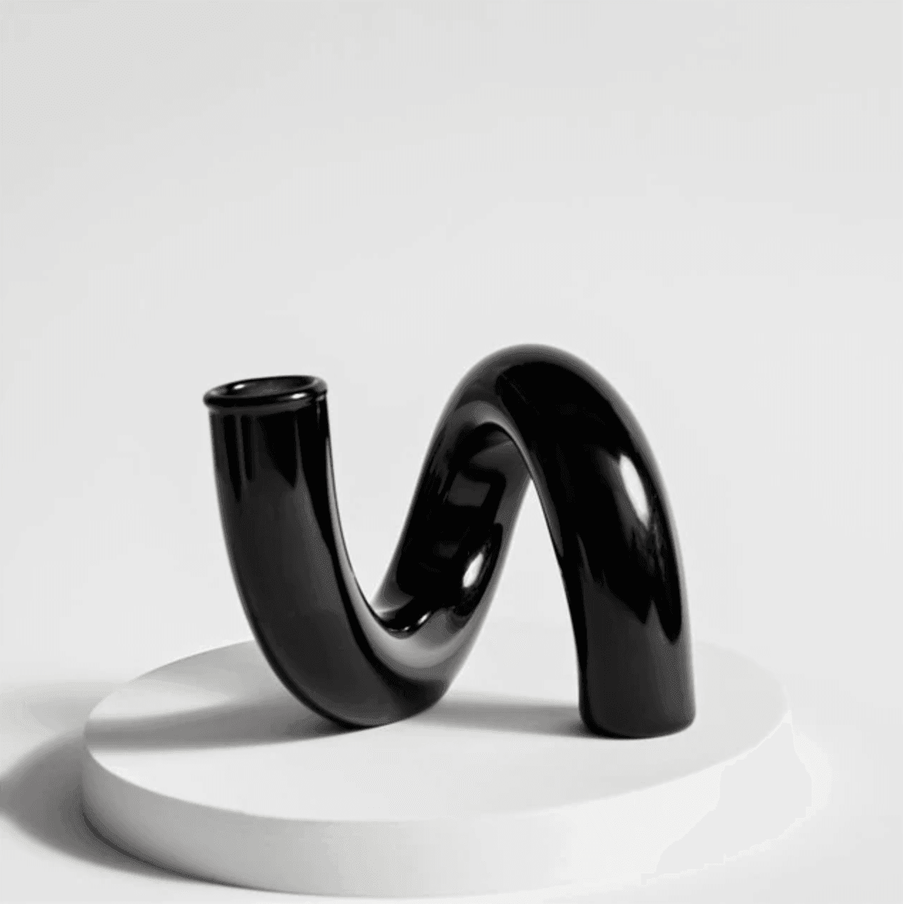 Artful Loop Hydroponic Vessel Black