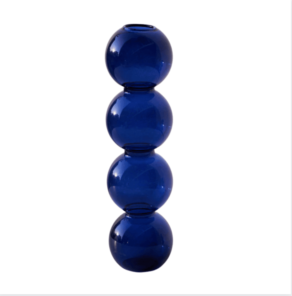 Bubble Bliss Vase DarkBlue 4 Bubbles