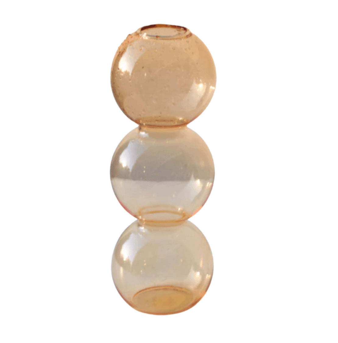Bubble Bliss Vase Bisque 3 Bubbles