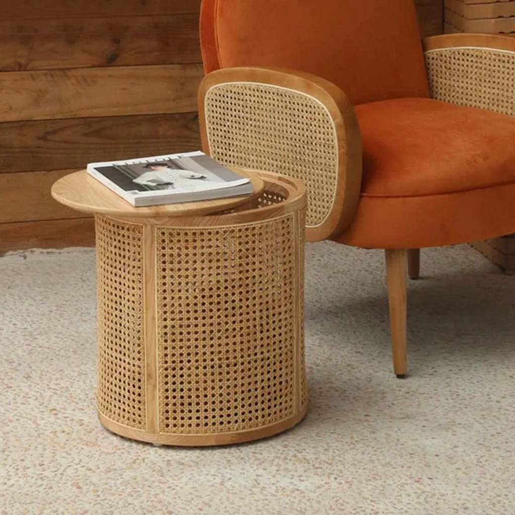 Storage Wooden Side Table