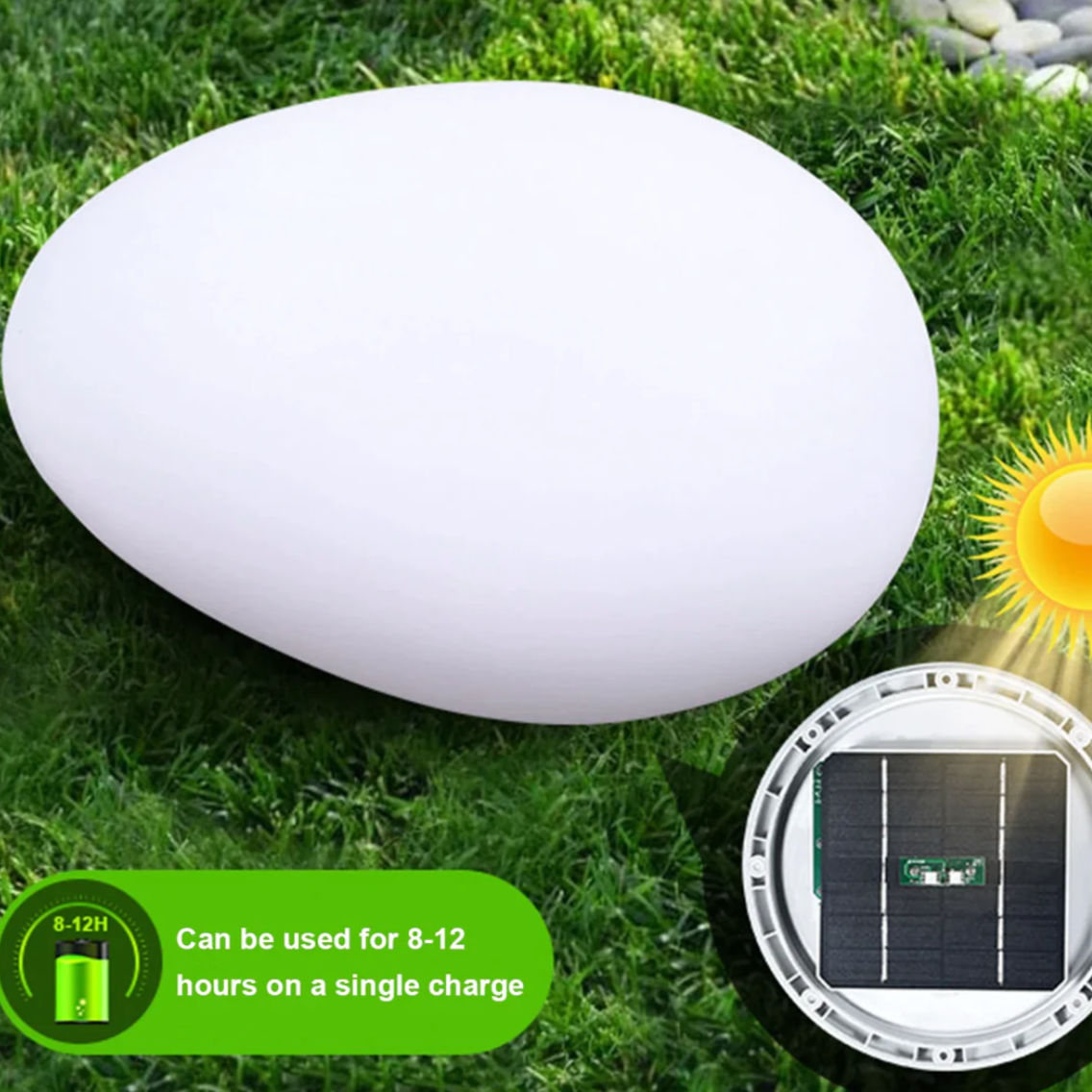 Solar Patio Stone