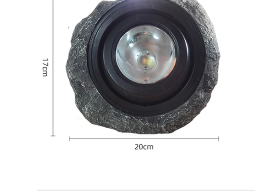 Solar Stone Pathway Lights