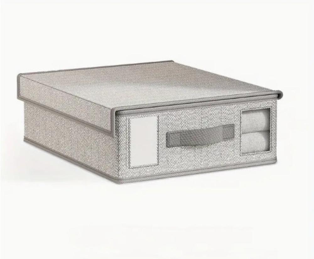 Foldable Bedsheet Organizer Light Gray