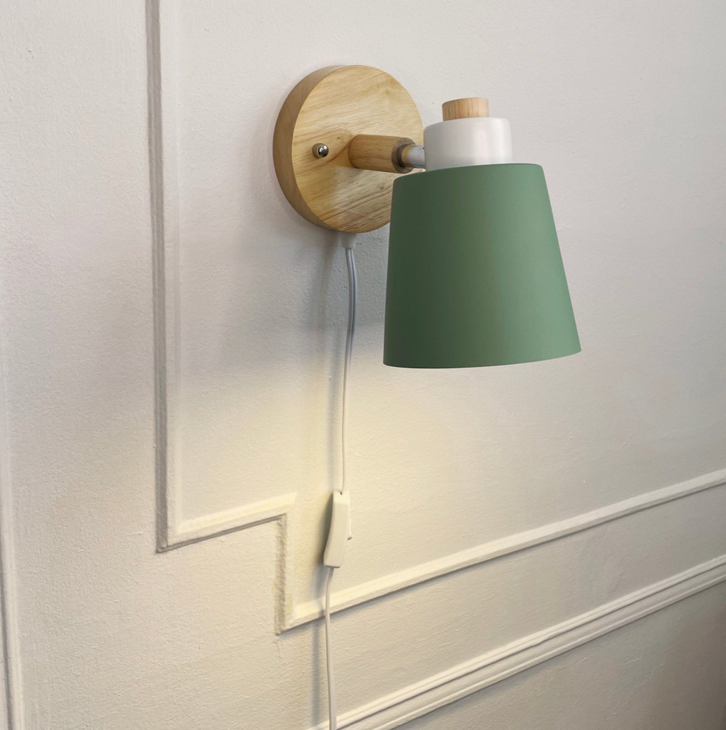Rotating Reading Lamp with Plug - Final Sale