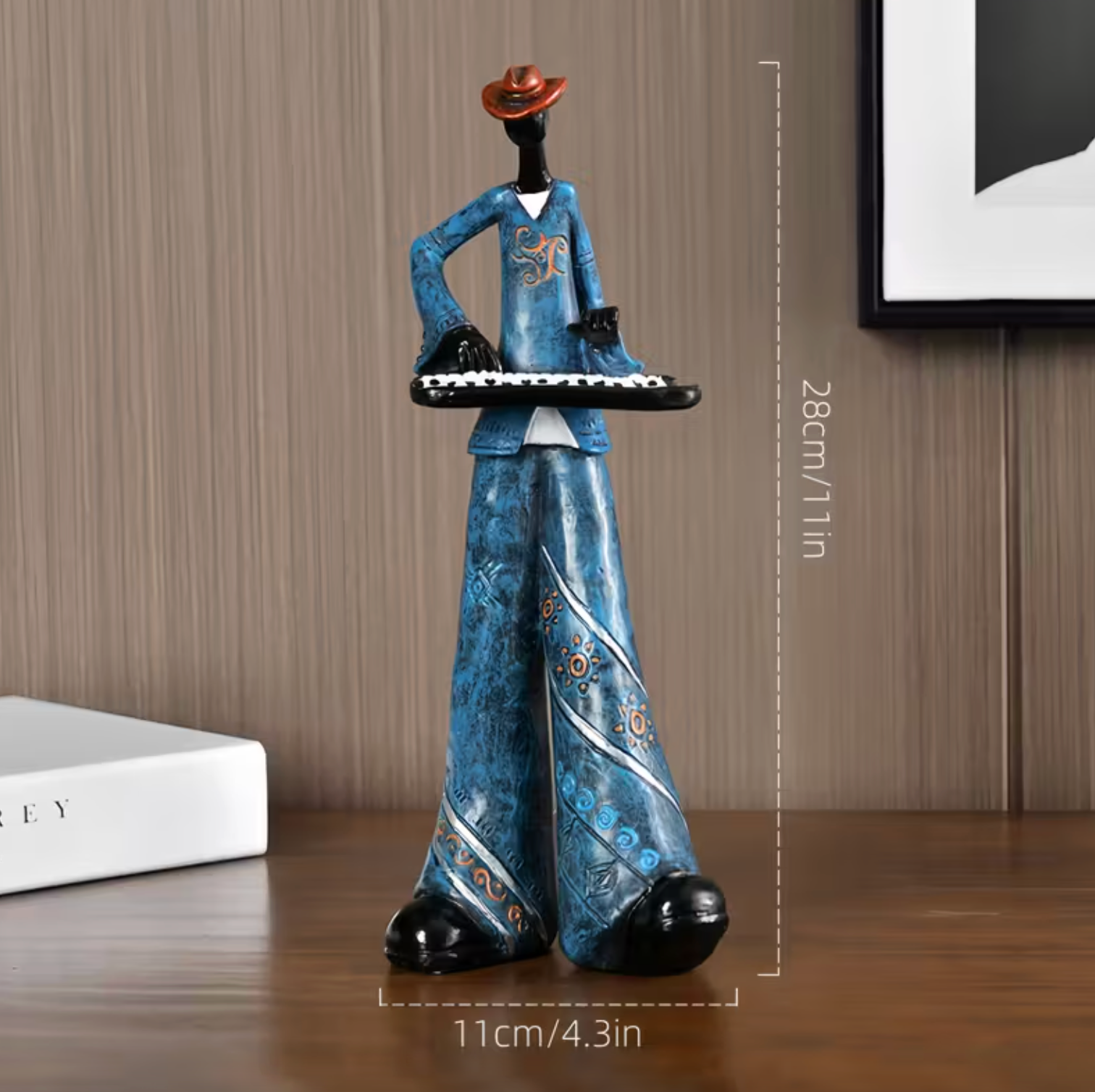 JazzMasters™ Vintage Band Figurines The Cool Pianist