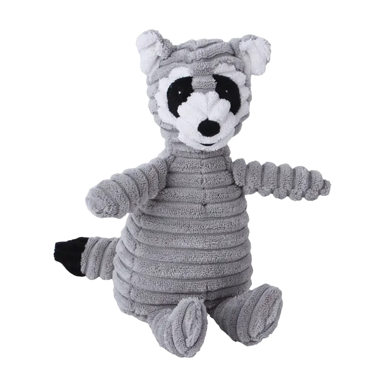 Plush Raccoon Squeaky Dog Toy – Soft Chew Toy for Small & Medium Dogs