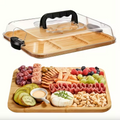 GatherBoard™ - Portable Bamboo Charcuterie Platter