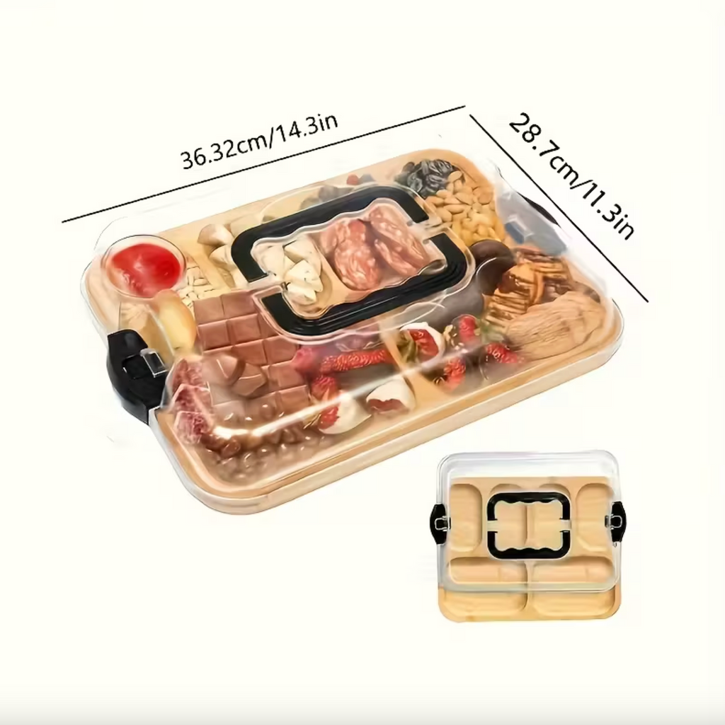 GatherBoard™ - Portable Bamboo Charcuterie Platter