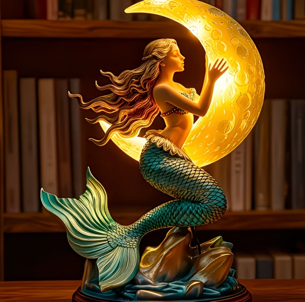 Selene™ - Enchanted Mermaid Moon Lamp