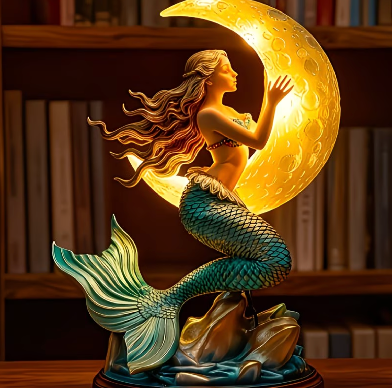 Selene™ - Enchanted Mermaid Moon Lamp