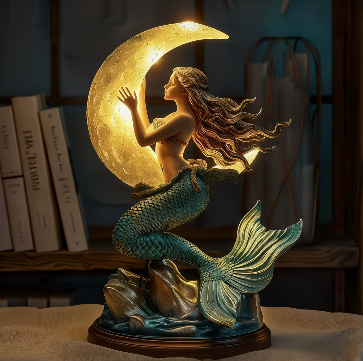 Selene™ - Enchanted Mermaid Moon Lamp