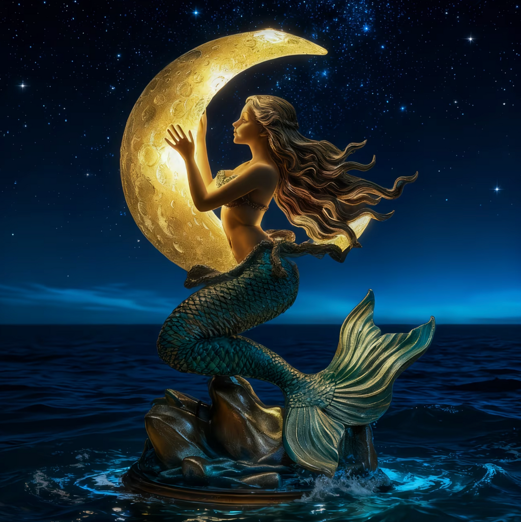Selene™ - Enchanted Mermaid Moon Lamp