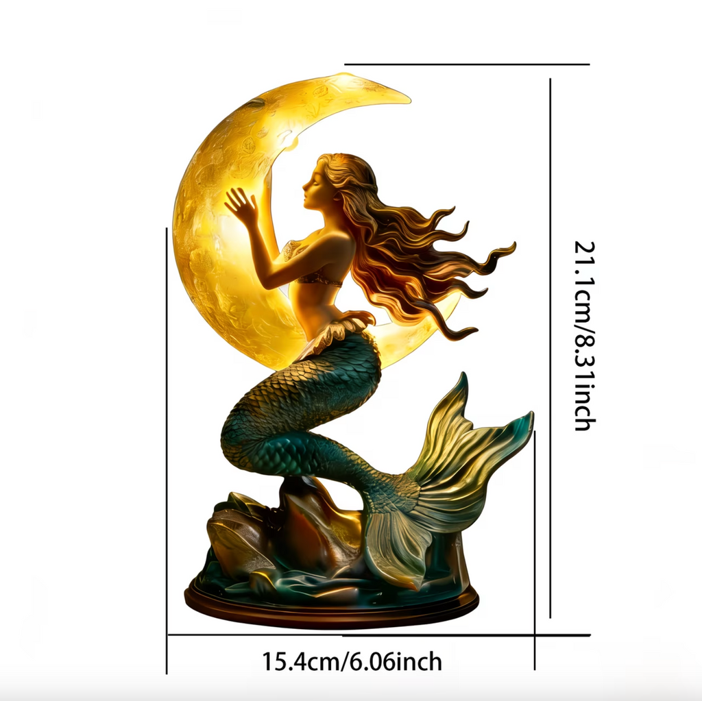 Selene™ - Enchanted Mermaid Moon Lamp