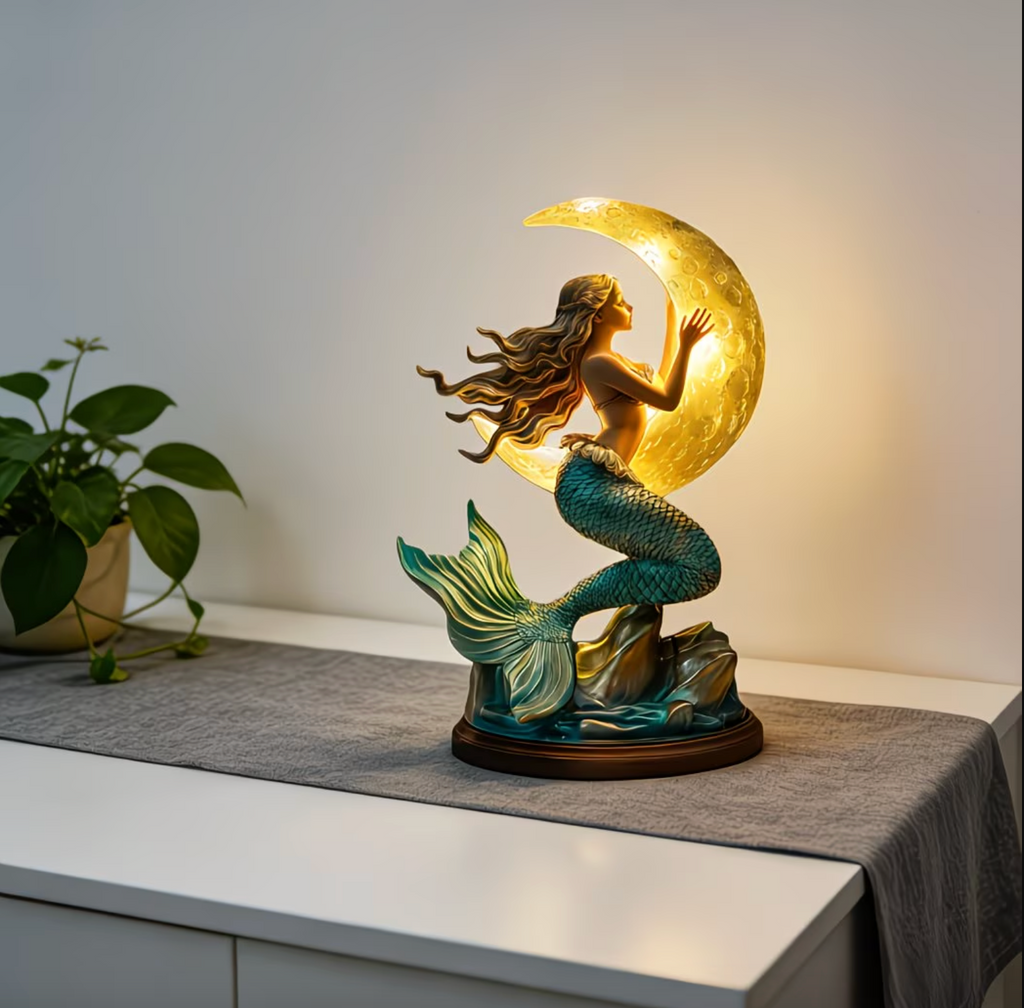 Selene™ - Enchanted Mermaid Moon Lamp