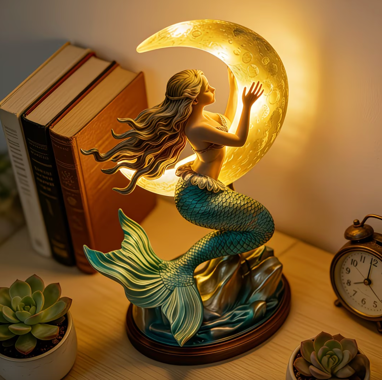 Selene™ - Enchanted Mermaid Moon Lamp