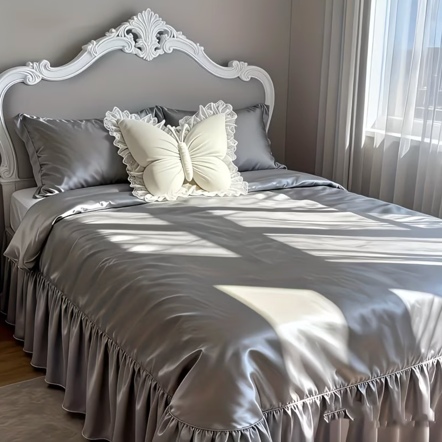 Seraphina™ - Lace Butterfly Pillow