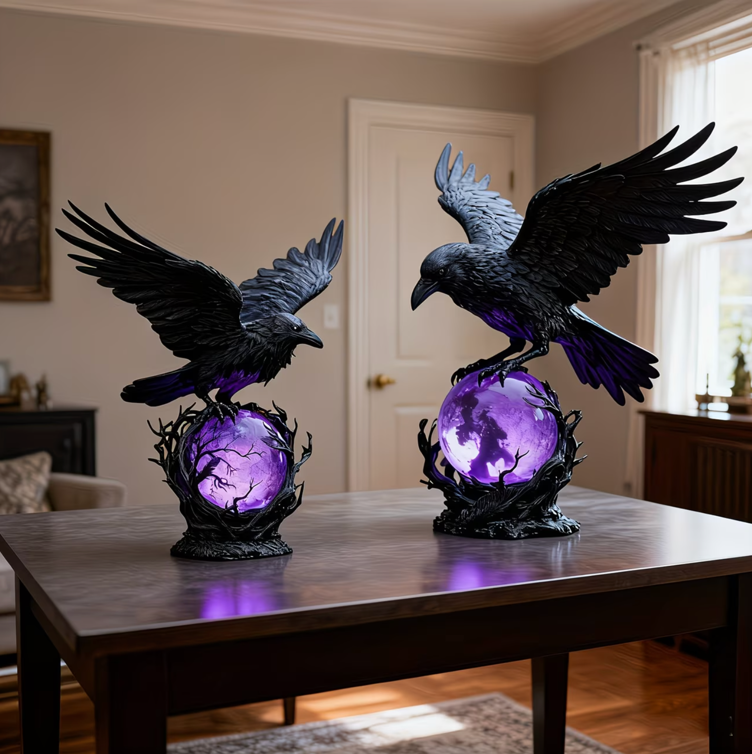 Nocturne™ – Raven Orb Lamp
