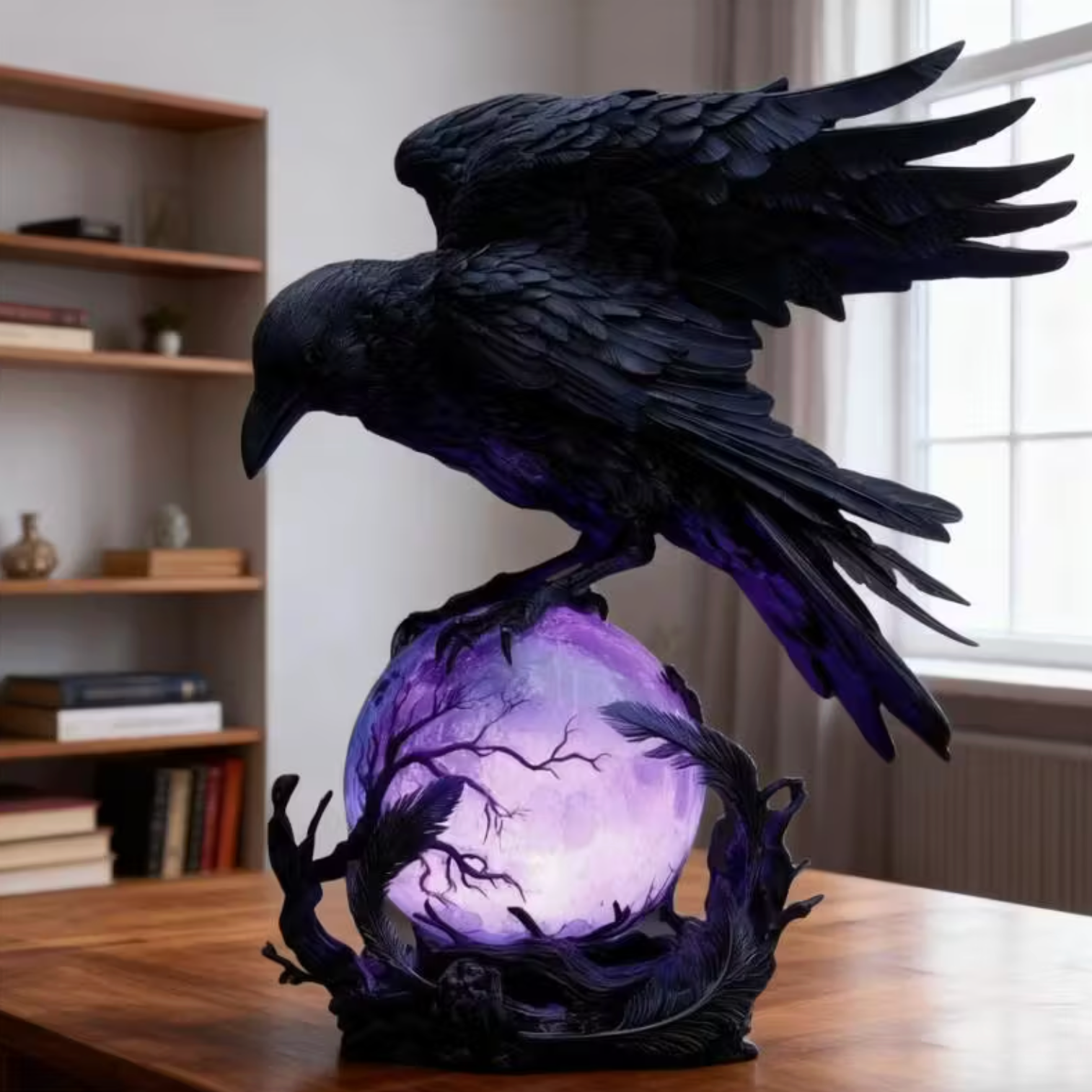 Nocturne™ – Raven Orb Lamp
