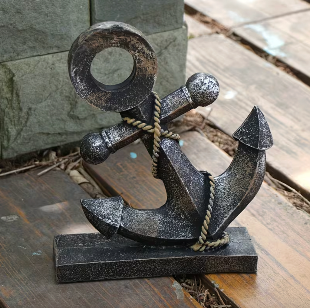 Admiral’s Crest™ - Nautical Vintage Anchor Ornament