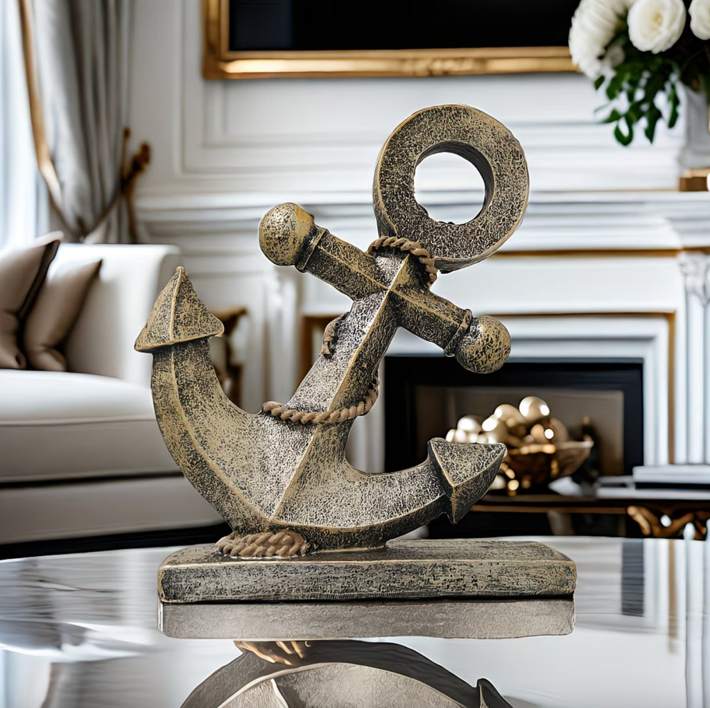 Admiral’s Crest™ - Nautical Vintage Anchor Ornament