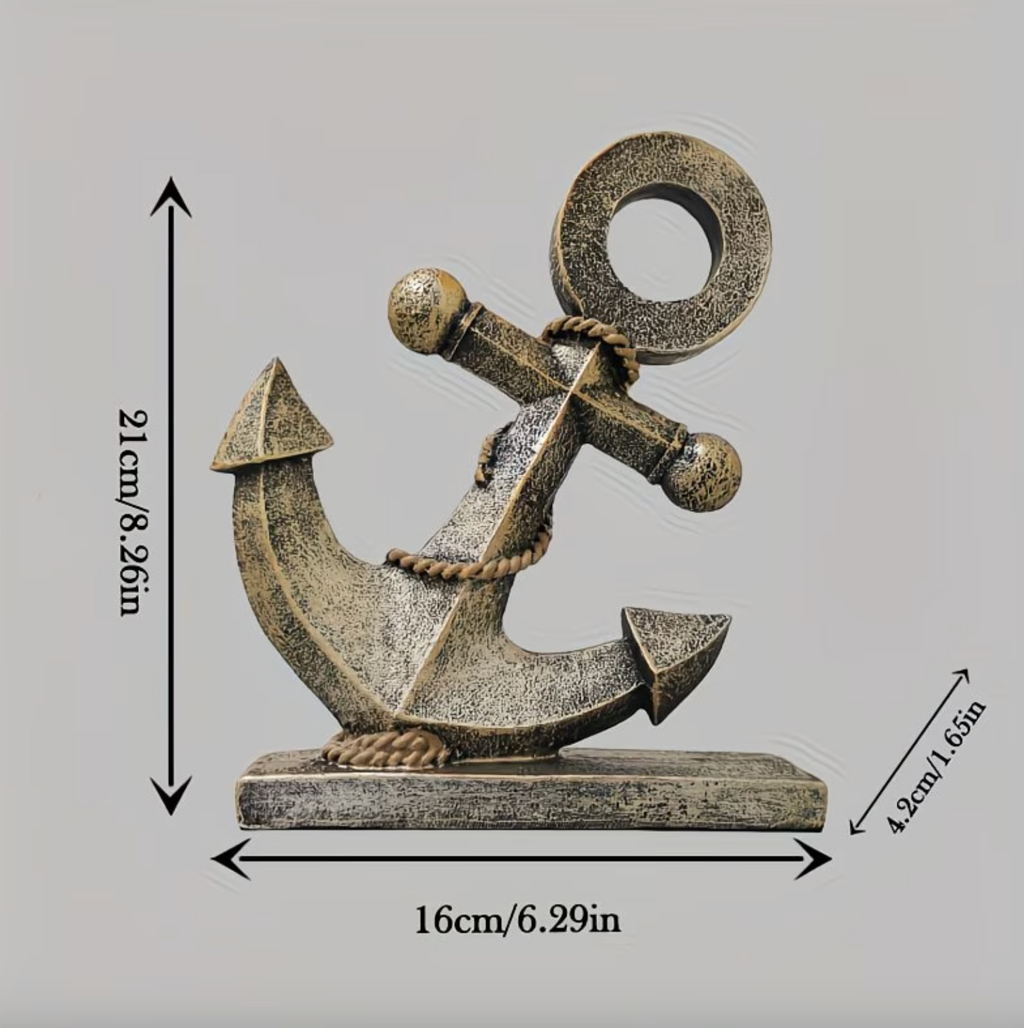 Admiral’s Crest™ - Nautical Vintage Anchor Ornament
