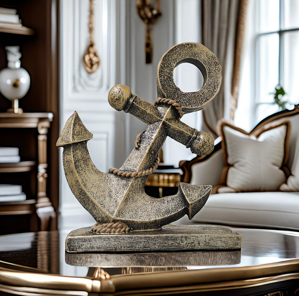 Admiral’s Crest™ - Nautical Vintage Anchor Ornament