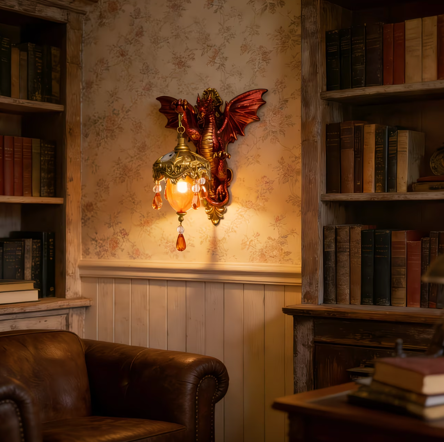 Draco™ – Molten Ember Wall Lamp
