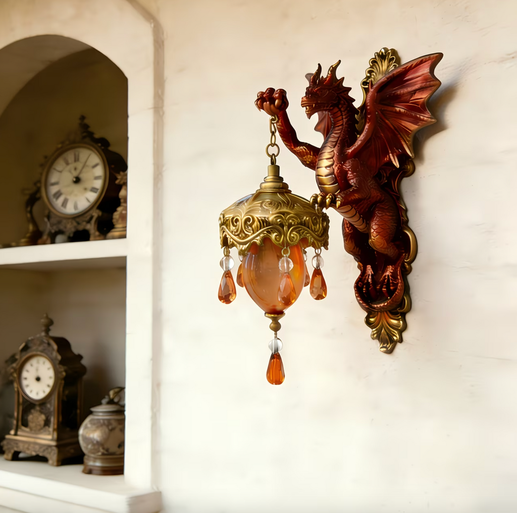 Draco™ – Molten Ember Wall Lamp