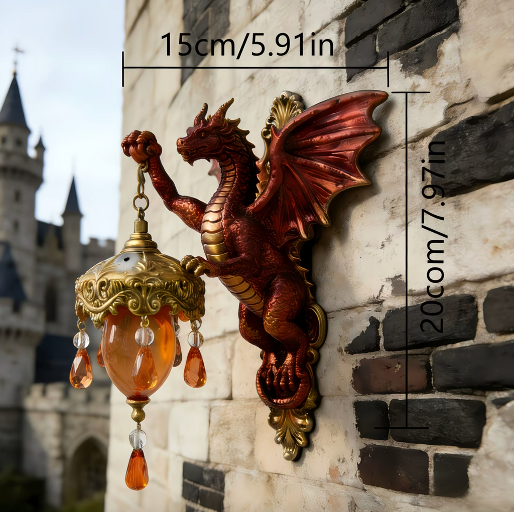 Draco™ – Molten Ember Wall Lamp