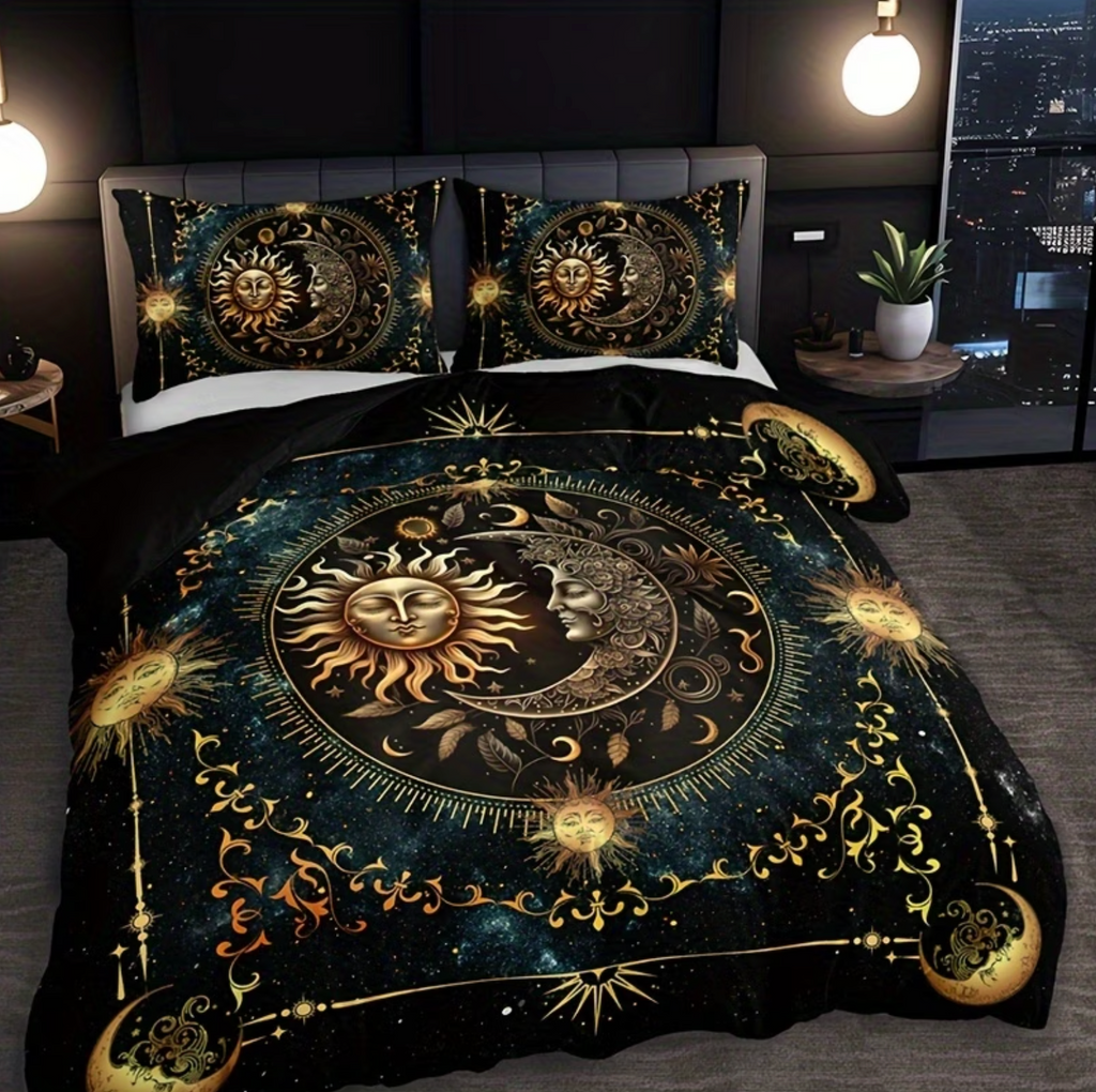 Celestara™ Sun & Moon Duvet Set
