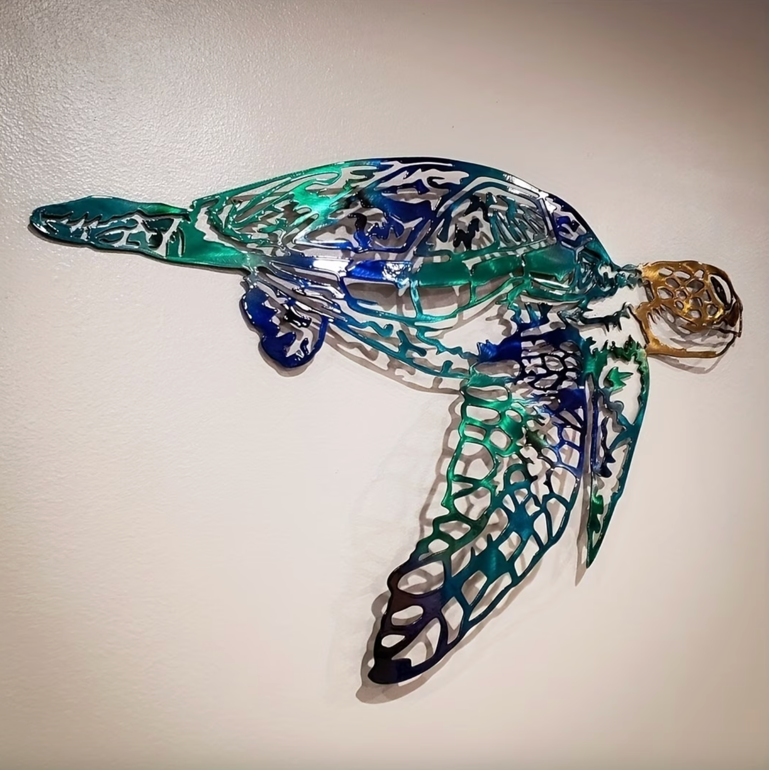 DeepBlue™ - Nautical Metal Wall Decor Sea Turtle