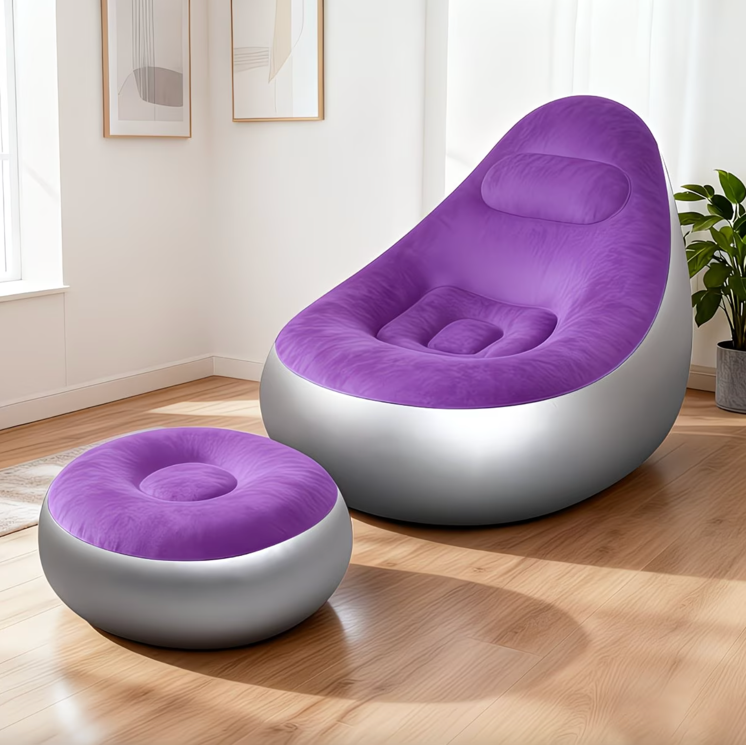 CloudRest™ - Inflatable Lounge Chair Purple