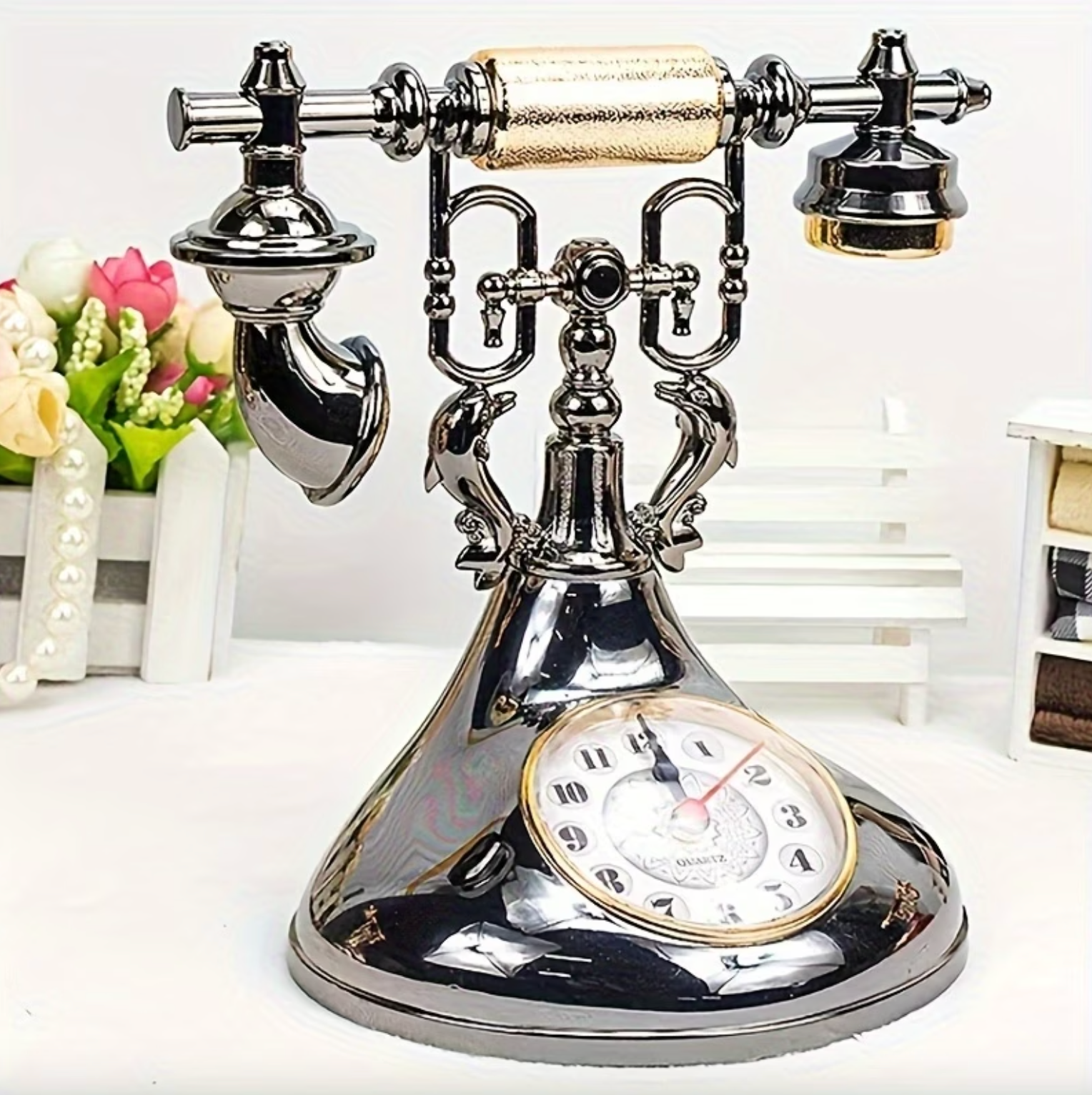 Bellmont™ - Vintage Alarm Clock Black