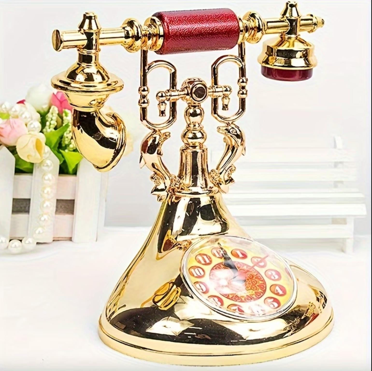 Bellmont™ - Vintage Alarm Clock Golden