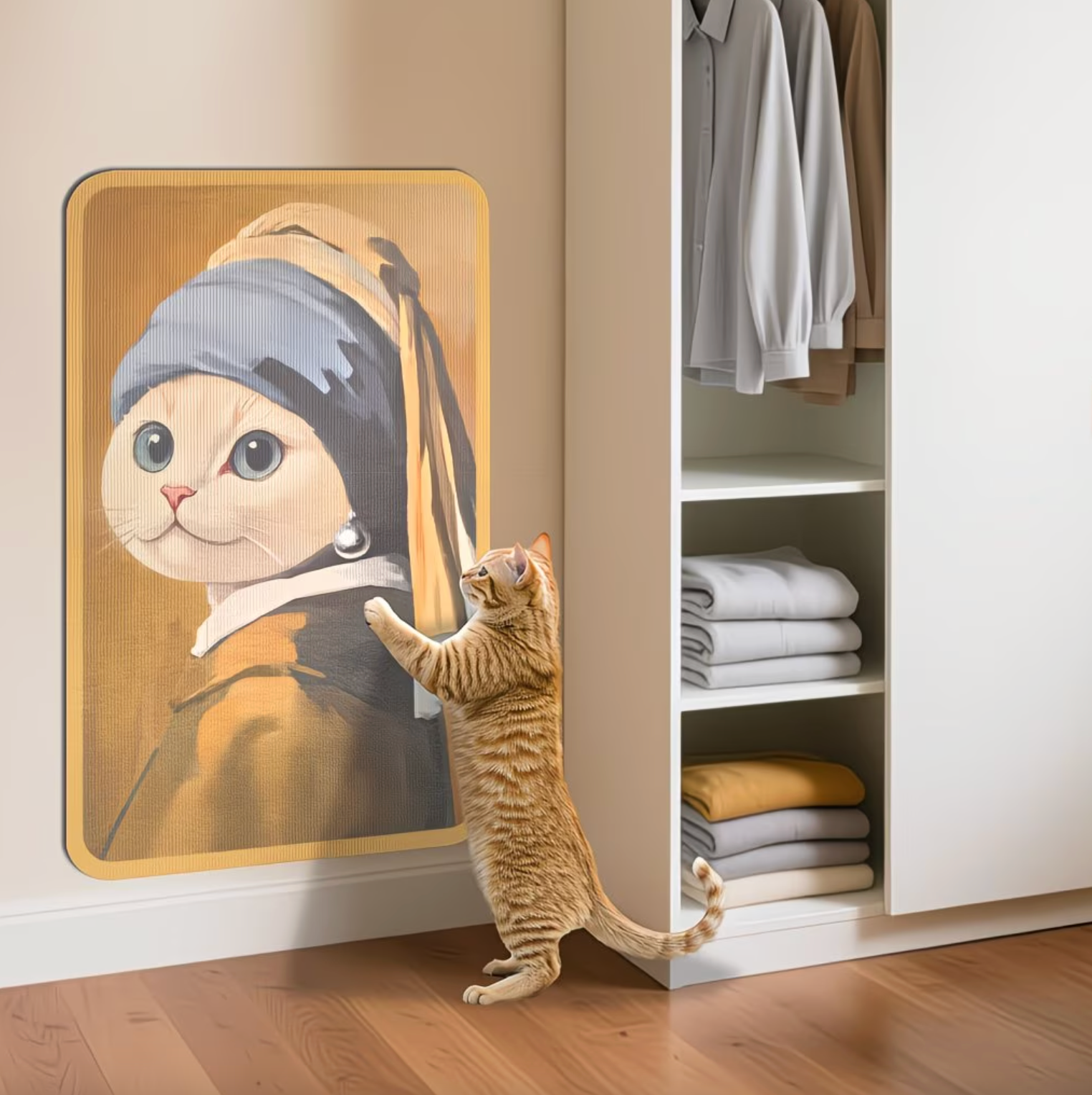 Purrtrait™ - Artistic Cat Scratching Board