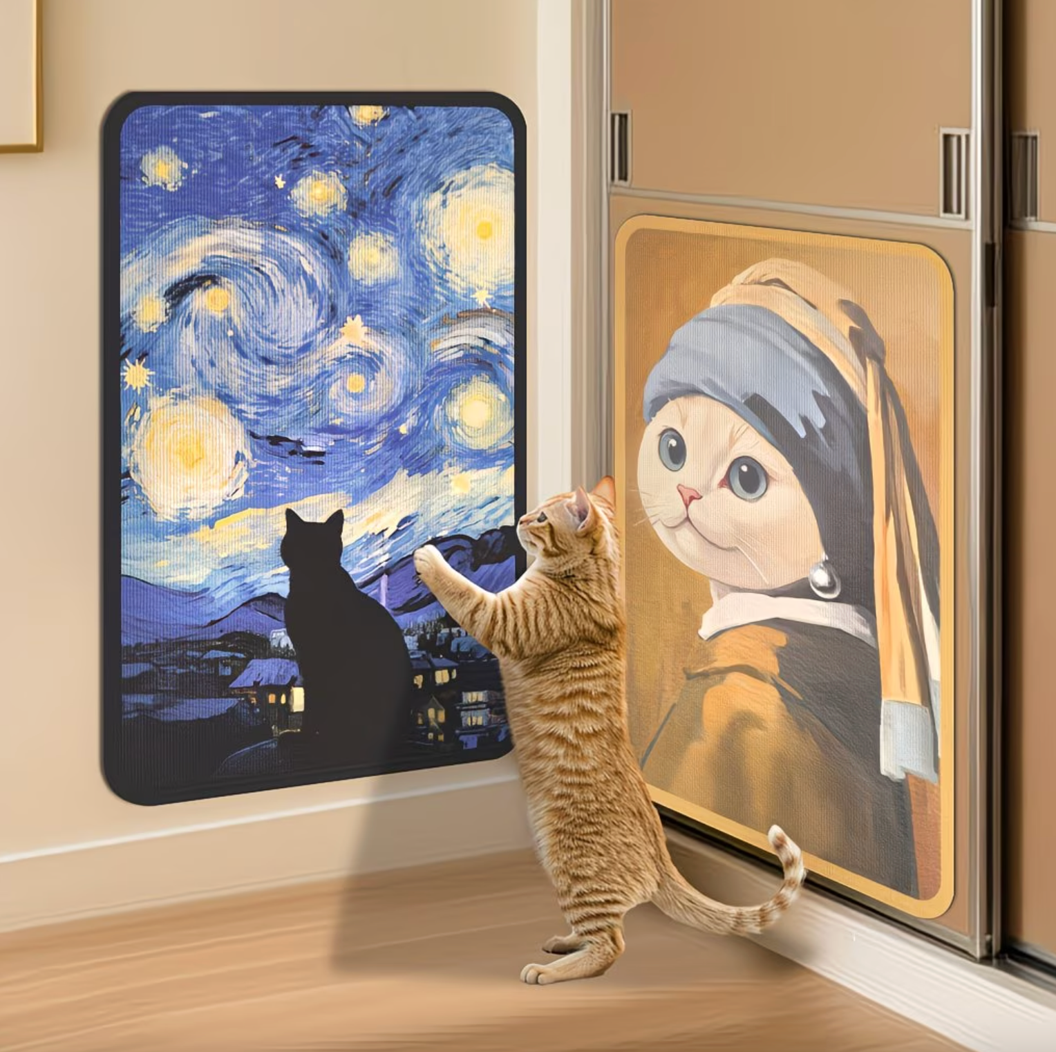 Purrtrait™ - Artistic Cat Scratching Board