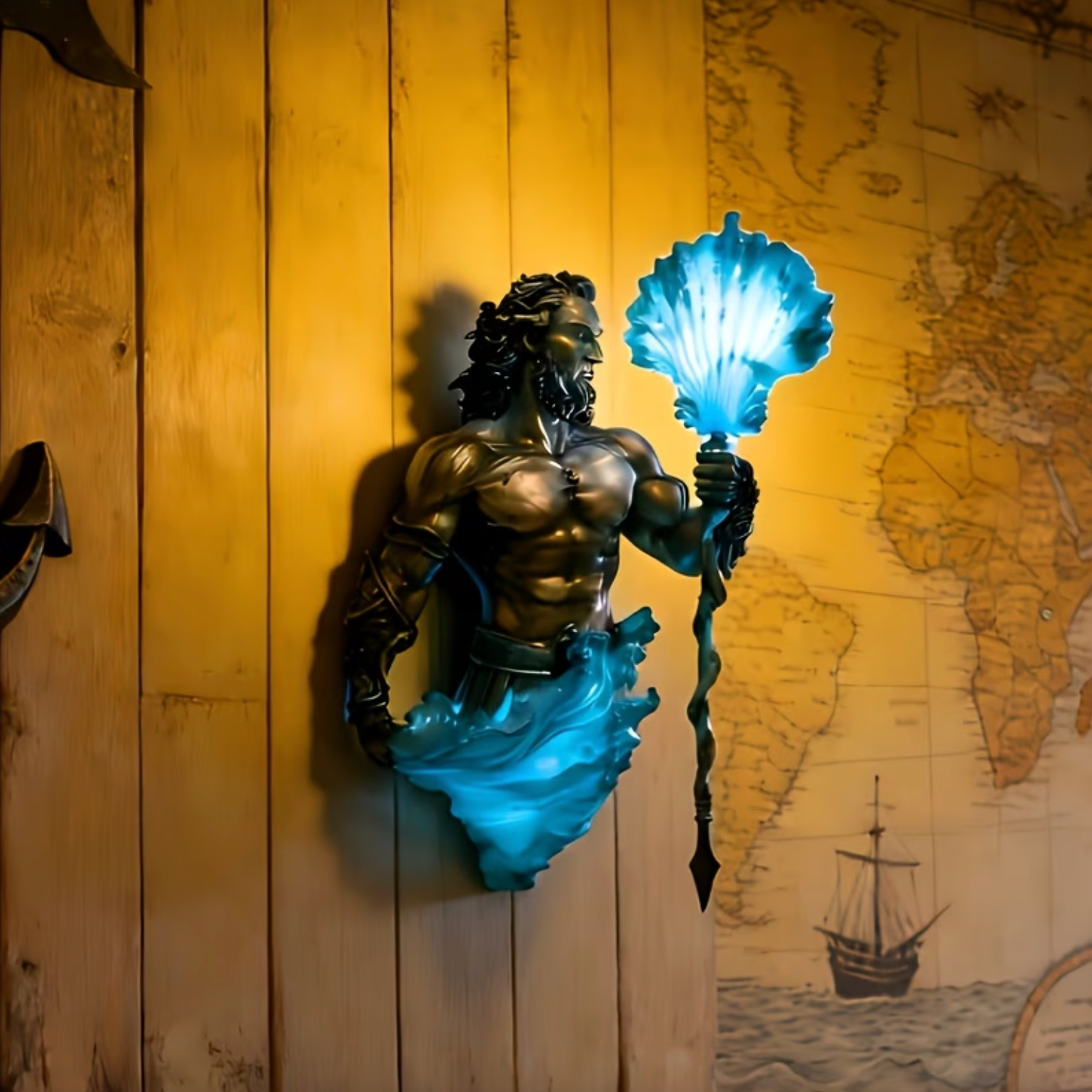 Poseirion™ – Titan of the Seas Glow Wall Lamp