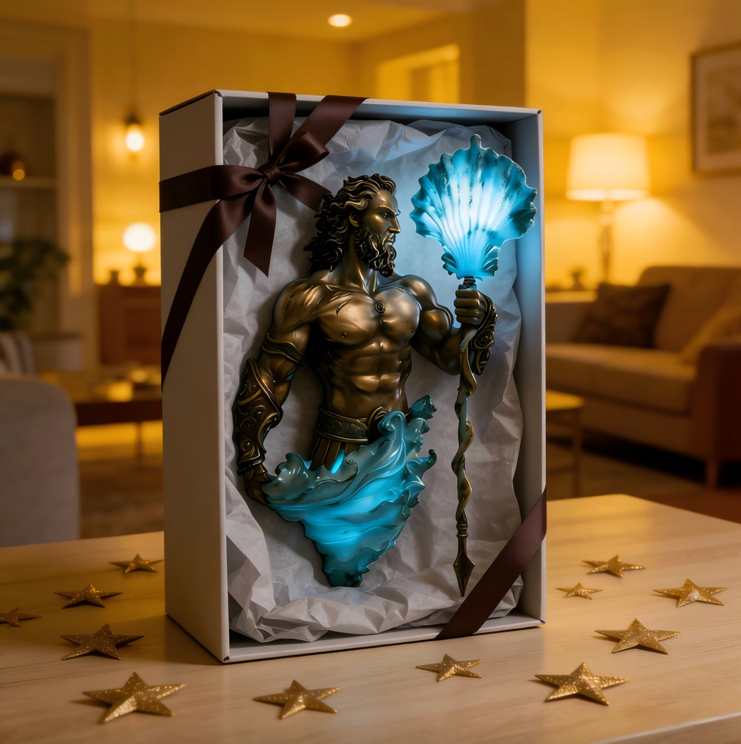 Poseirion™ – Titan of the Seas Glow Wall Lamp