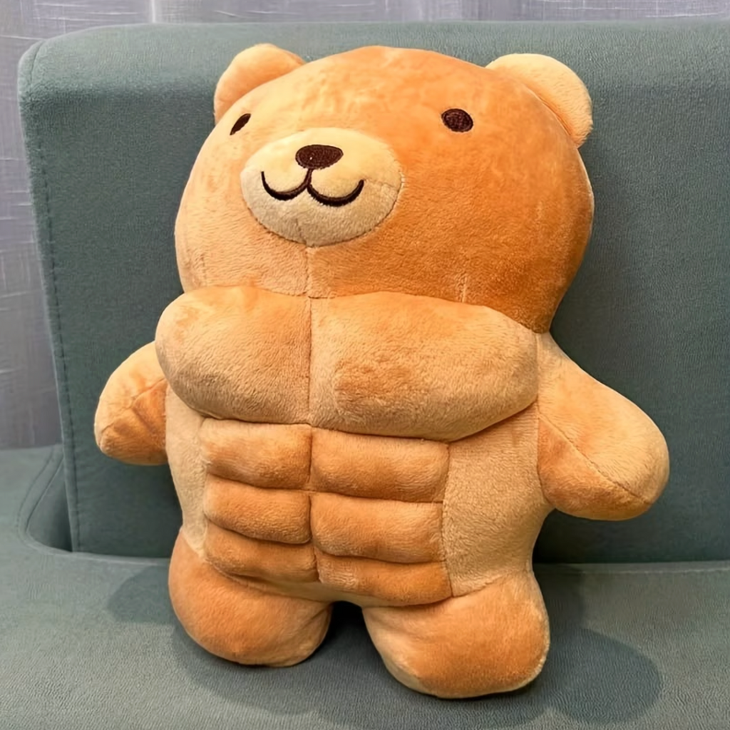 BuffBear™ – Muscle Teddy Plush