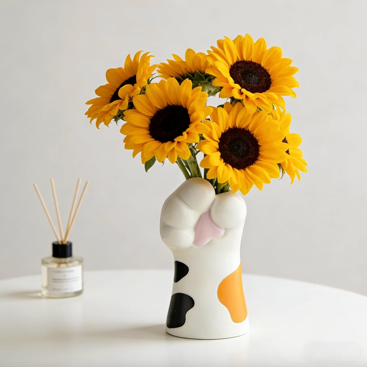 Pawfect Hold™ Vase Calico Paw