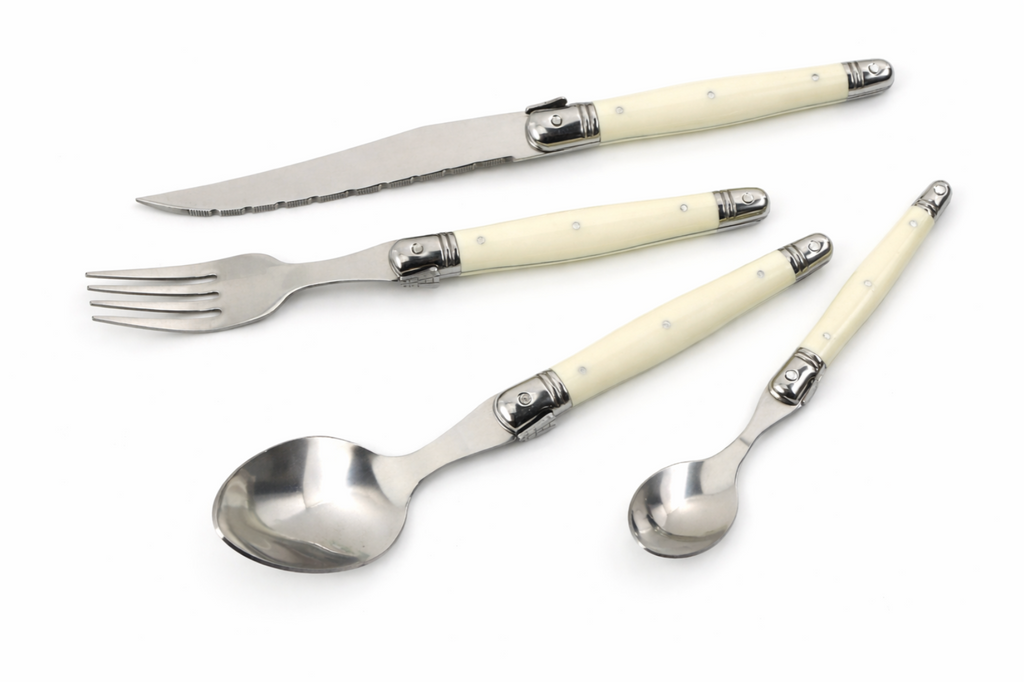 Ivory Laguiole Flatware Cutlery Set - Final Sale
